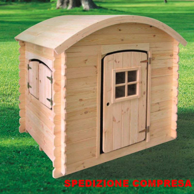 CASETTA IN LEGNO PER BAMBINI CM. 130X105