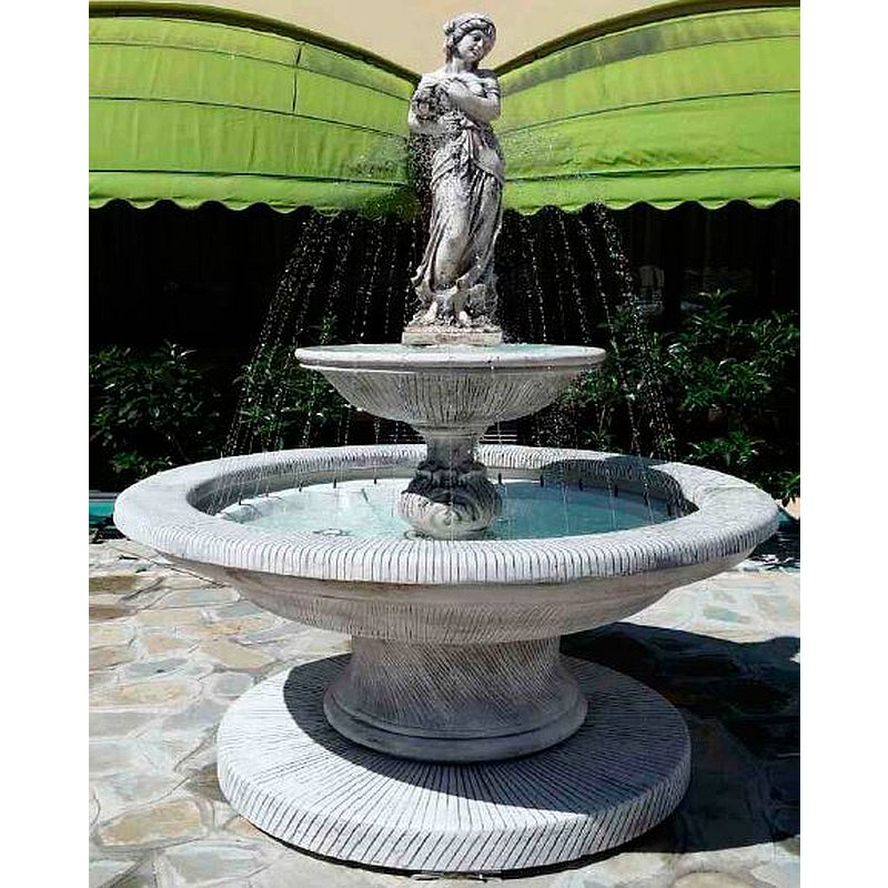 FONTANA DA GIARDINO COMPLETA DI POMPA E LUCI MOD. FO.PA12 [fo.pa12] -  3.450,00 € : Fratelli Vagnoni Store!, Per Arredare. Con Stile.