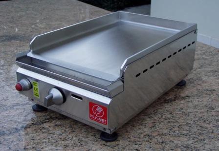 BARBECUE PLANET A GAS DA APPOGGIO S26 IN ACCIAIO INOX