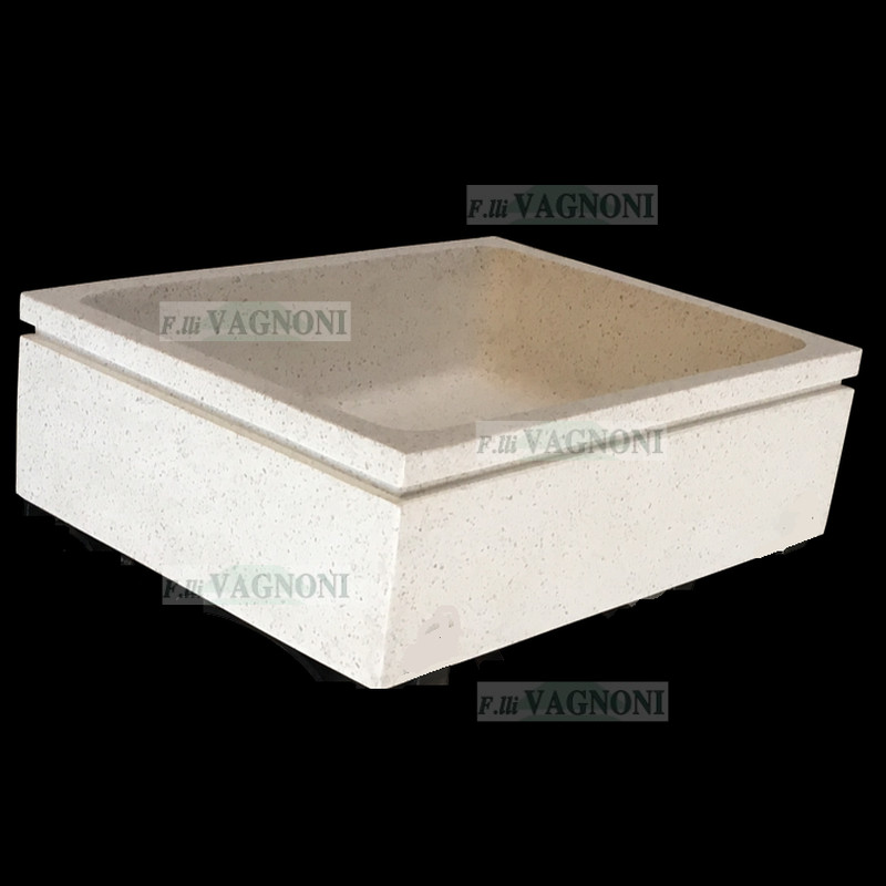 LAVANDINO IN GRANIGLIA DI MARMO E CEMENTO CM. 45x35