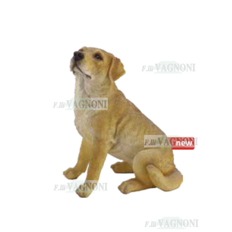 STATUA CANE LABRADOR IN RESINA CM. 22.5