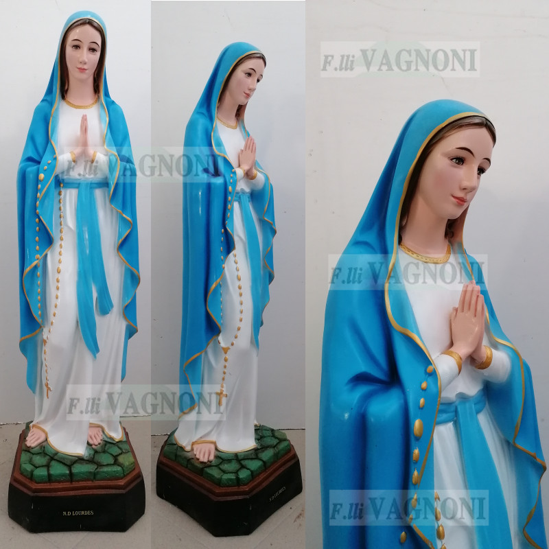 STATUA MADONNA DI LOURDES IN VETRORESINA CM. 80