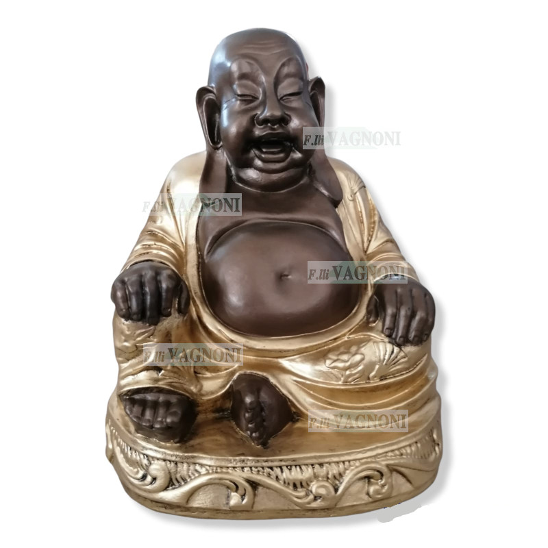 STATUA BUDDHA IN VETRO RESINA CM. 40