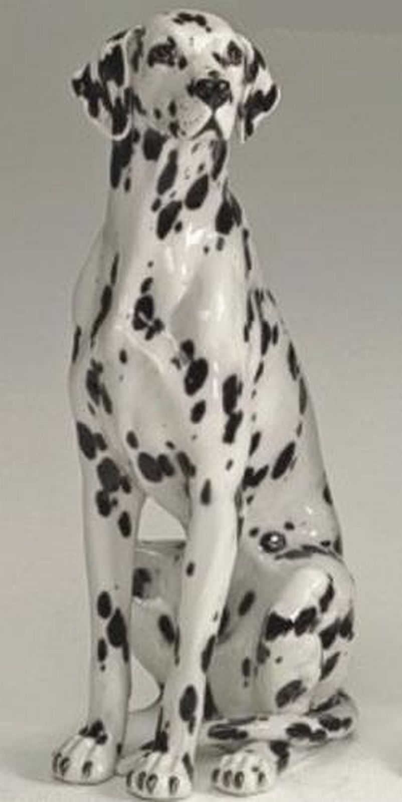 STATUA CANE DALMATA IN CERAMICA CM. 90 -ANIMALI-