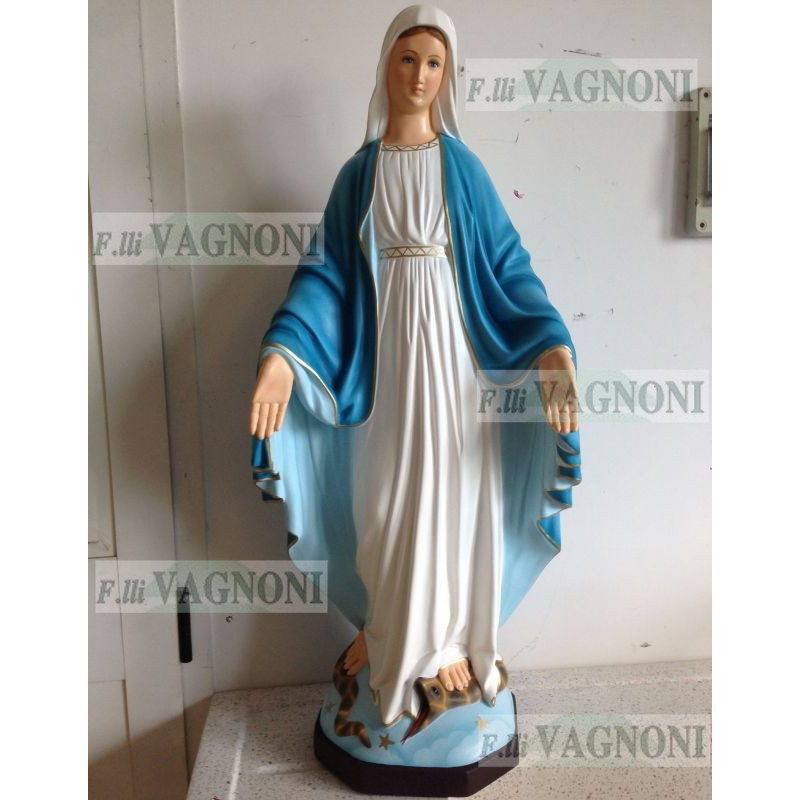 STATUA MADONNA IMMACOLATA CM.80 IN RESINA INFRANGIBILE X ESTERNO