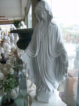 STATUA MADONNA IMMACOLATA IN MARMO RESINA CM. 120 [imm.mar.res.120] -  448,00 € : Fratelli Vagnoni Store!, Per Arredare. Con Stile.