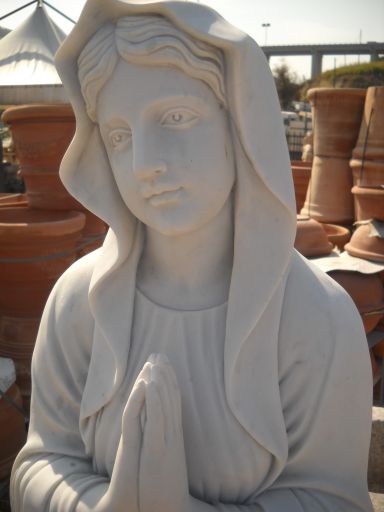 STATUA IN MARMO MADONNA DI LOURDES Cm. 150 - Clicca l'immagine per chiudere