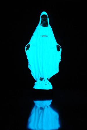 STATUA MADONNA IMMACOLATA CM.30 IN RESINA FLUORESCENTE - Clicca l'immagine per chiudere