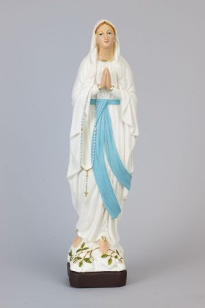 STATUA MADONNA DI LOURDES CM.40 IN RESINA FLUORESCENTE - Clicca l'immagine per chiudere