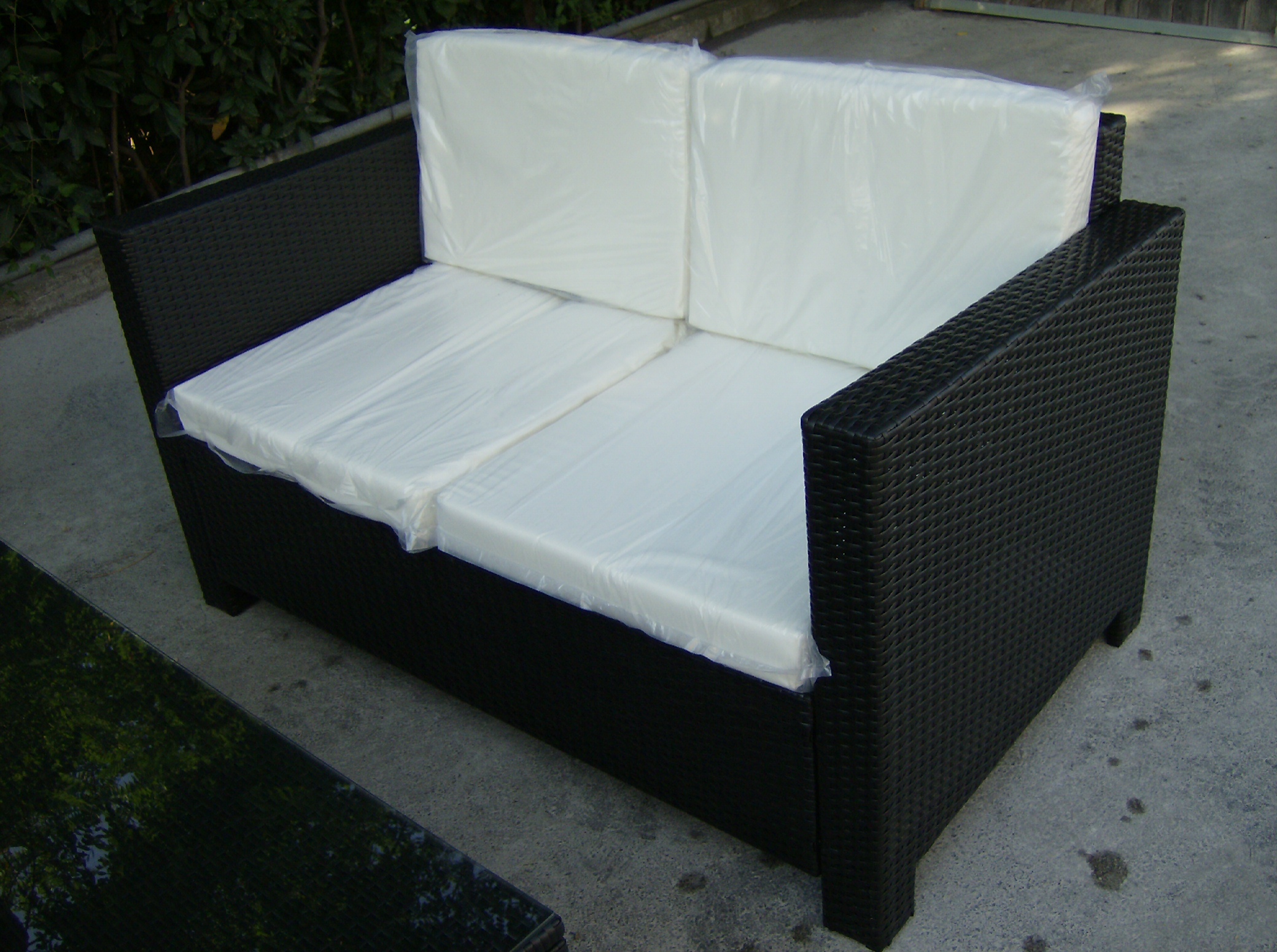 SET SALOTTO + TAVOLINO IN POLYRATTAN MOD. S02 - Clicca l'immagine per chiudere