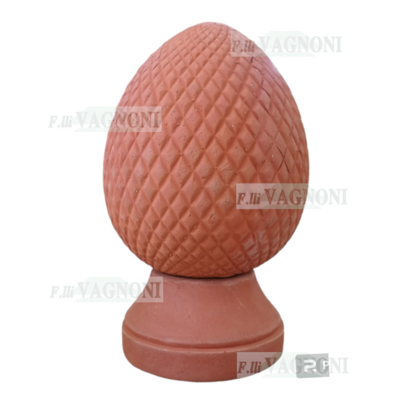 #OFFERTA# PIGNA IN TERRACOTTA CM. 40 BASE ROTONDA